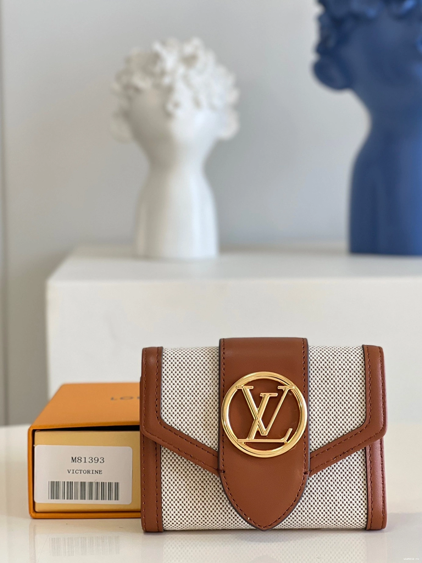 WIS LOUIS 9 VUITTON PONT WALLET COMPACT 0814